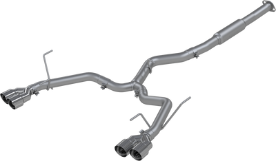 2011-2014 WRX/ STI Cat-Back, Quad Rear Exit Exhaust, S48023CF