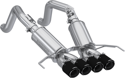 2014-2019 Corvette Axle-Back, Quad Rear Exit Exhaust, S7030BLK