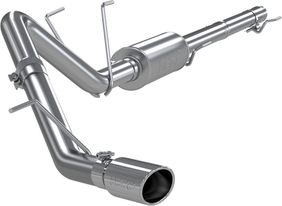 2009-2010 Dodge 1500 Cat-Back, Single Side Exit Exhaust, S5142BLK