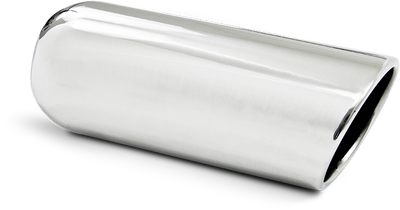 2.25-Inch Inlet, T304 Stainless Steel, Angle Cut Rolled End, 4-Inch Outlet, 2.5-Inch Inlet, Weld On Tip, T5140