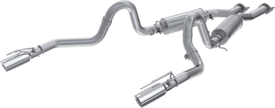 1999-2004 Mustang Cat-Back, Dual Rear Exit Exhaust, S7221ALBT